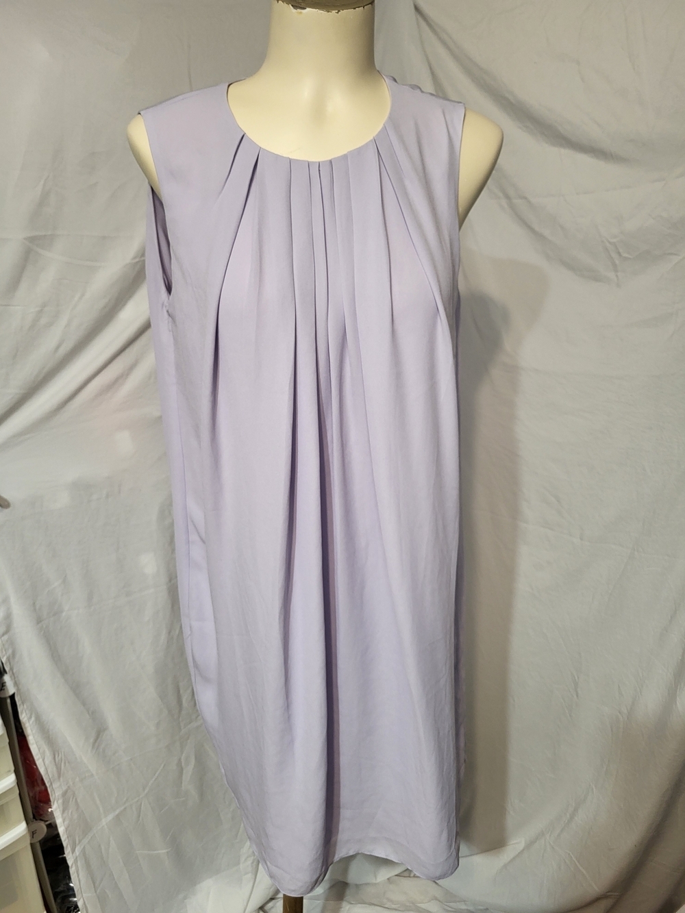 H&M Light Lavender Sleeveless Dress, Size Medium